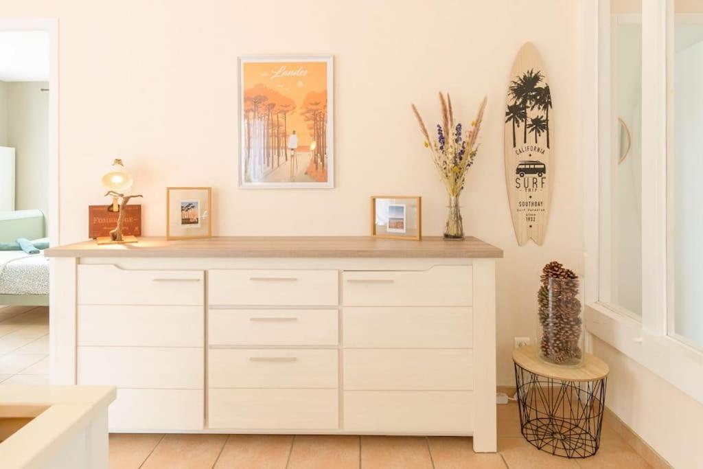 ביסקארוס New Charmante Maison Proche Ocean מראה חיצוני תמונה